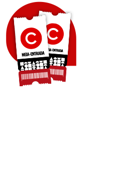 2 MEIAS-ENTRADAS - PARA CLIENTES BRADESCO CARTÃO ELO